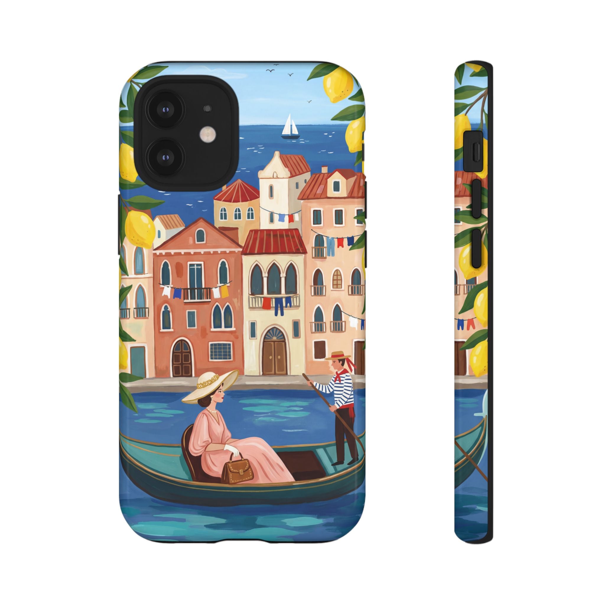 Venetian Gondola iPhone Case | Lemon Coast Waterfront Travel