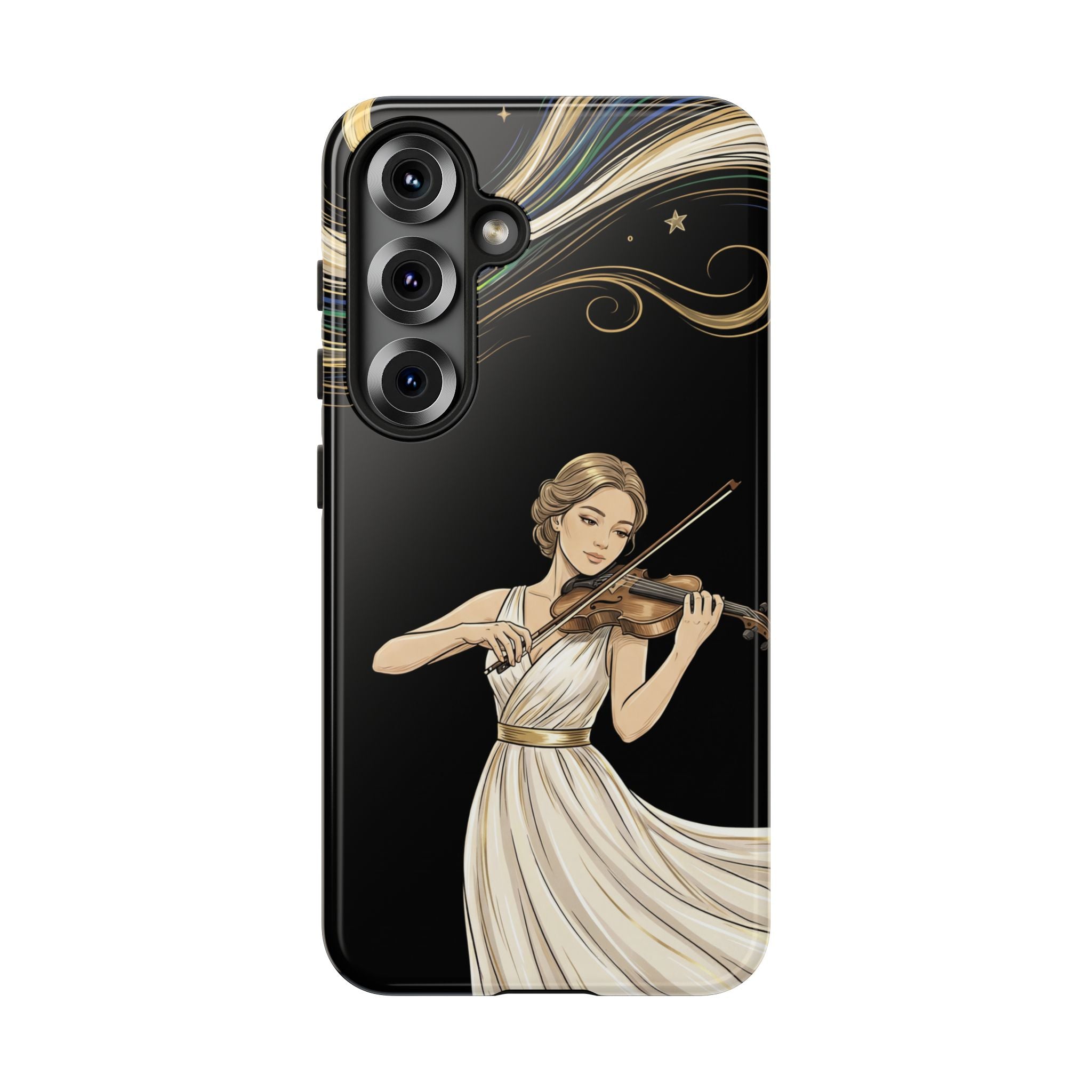 Violinist Samsung Galaxy Phone Case | Elegant Classical Musicist Design