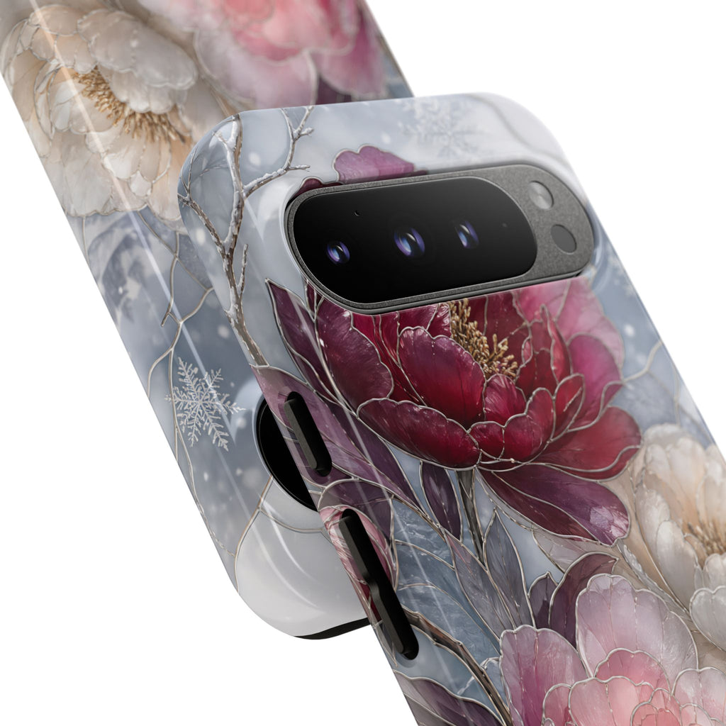 Vintage Google Pixel Floral Phone Case | Peony Flower iPhone Case