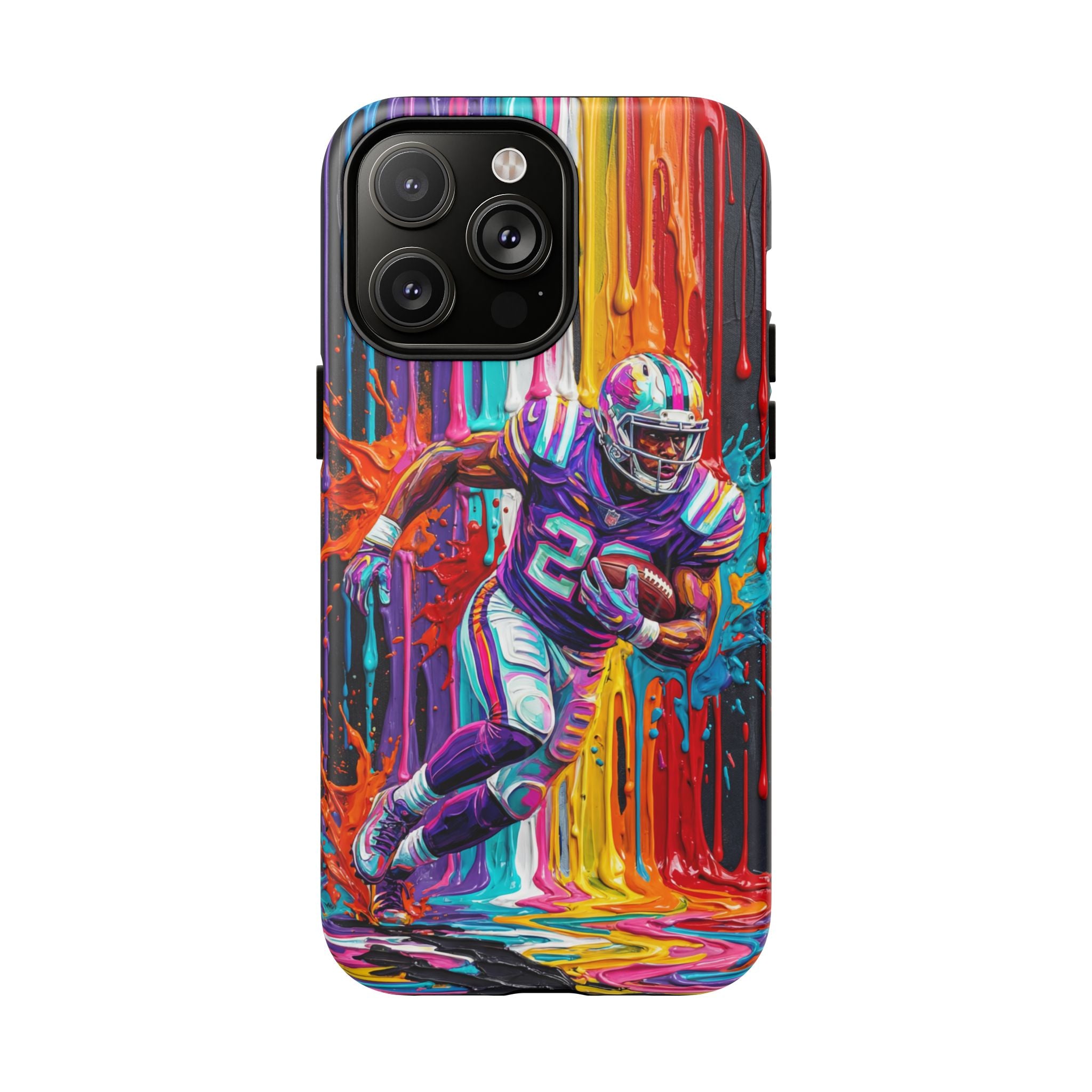 Vibrant American Football Runner MagSafe iPhone Case