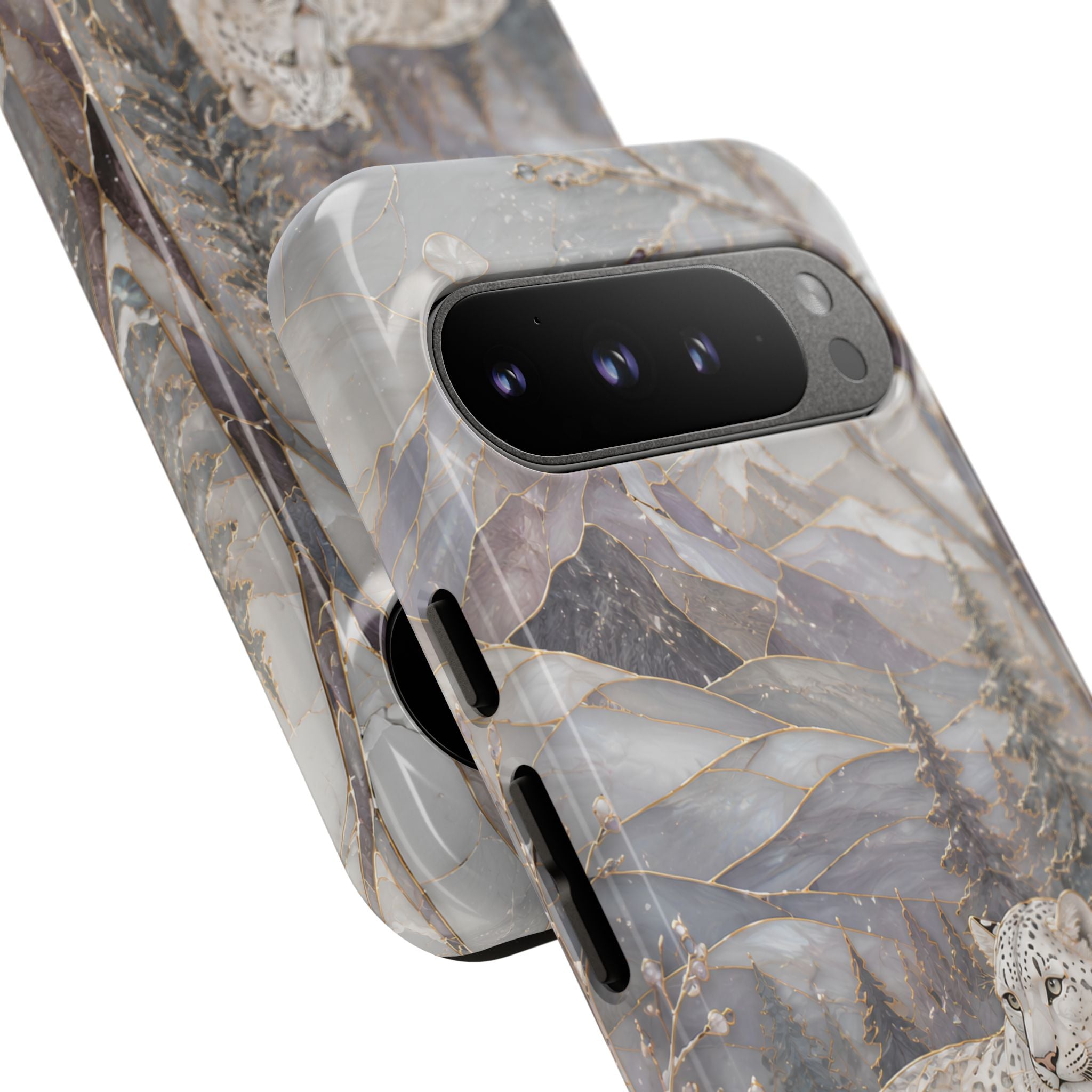 Snow Leopard Google Pixel Phone Case | Winter Wildlife iPhone Case