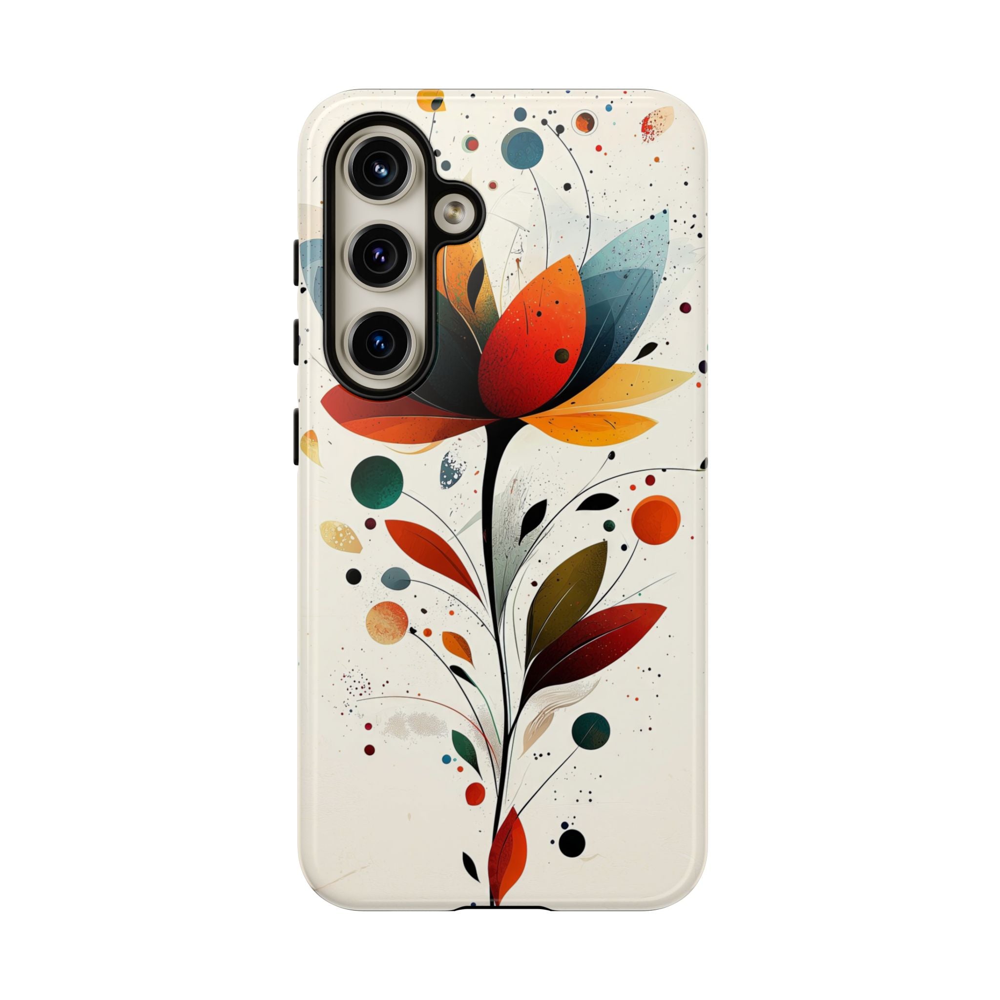 Floral Art Samsung Galaxy Case | Colourful Abstract Bloom