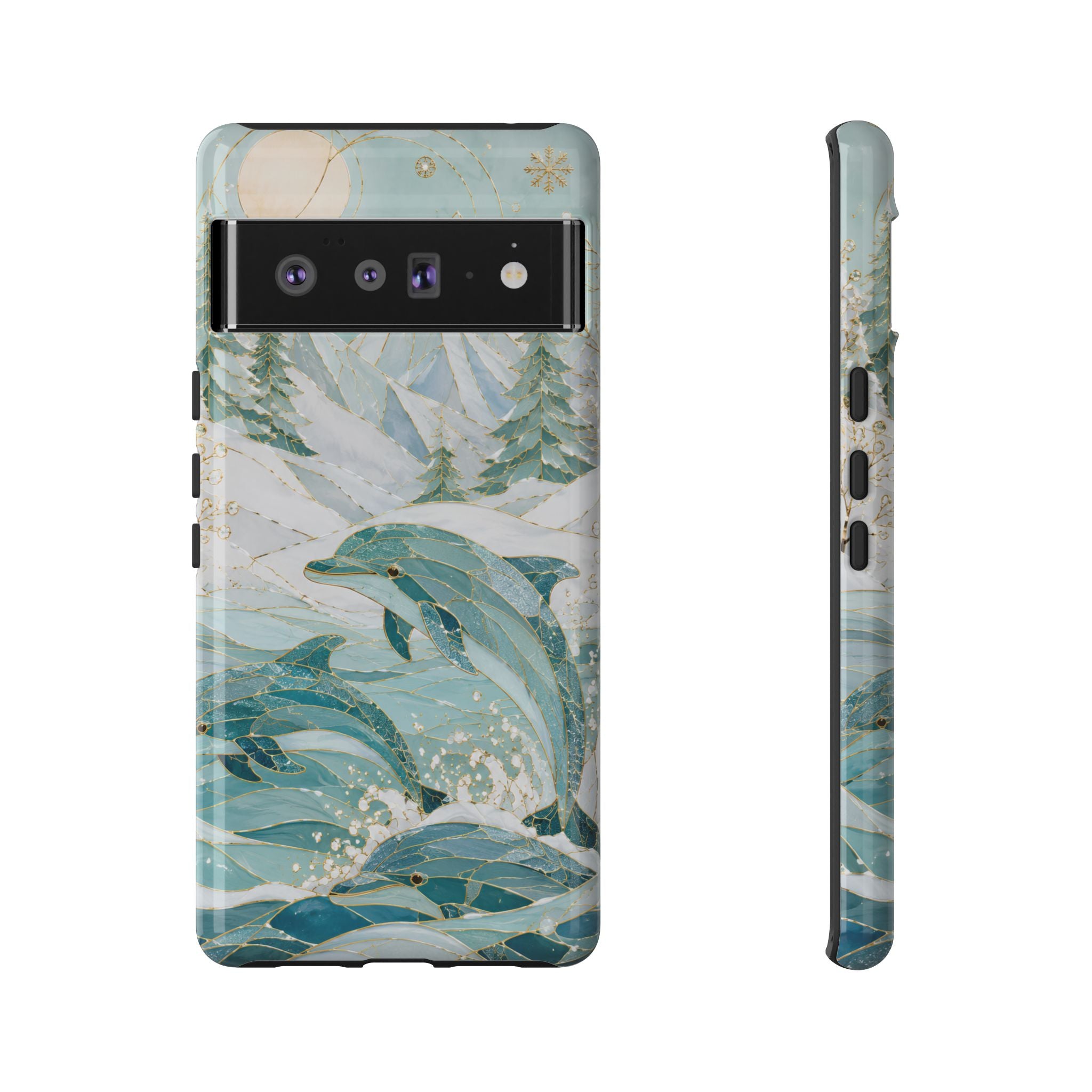 Dolphin Google Pixel Phone Case | Ocean Wave Phone Case