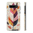 Autumn Leaf Tough Samsung Galaxy Case | Watercolour Feathered Fall Design