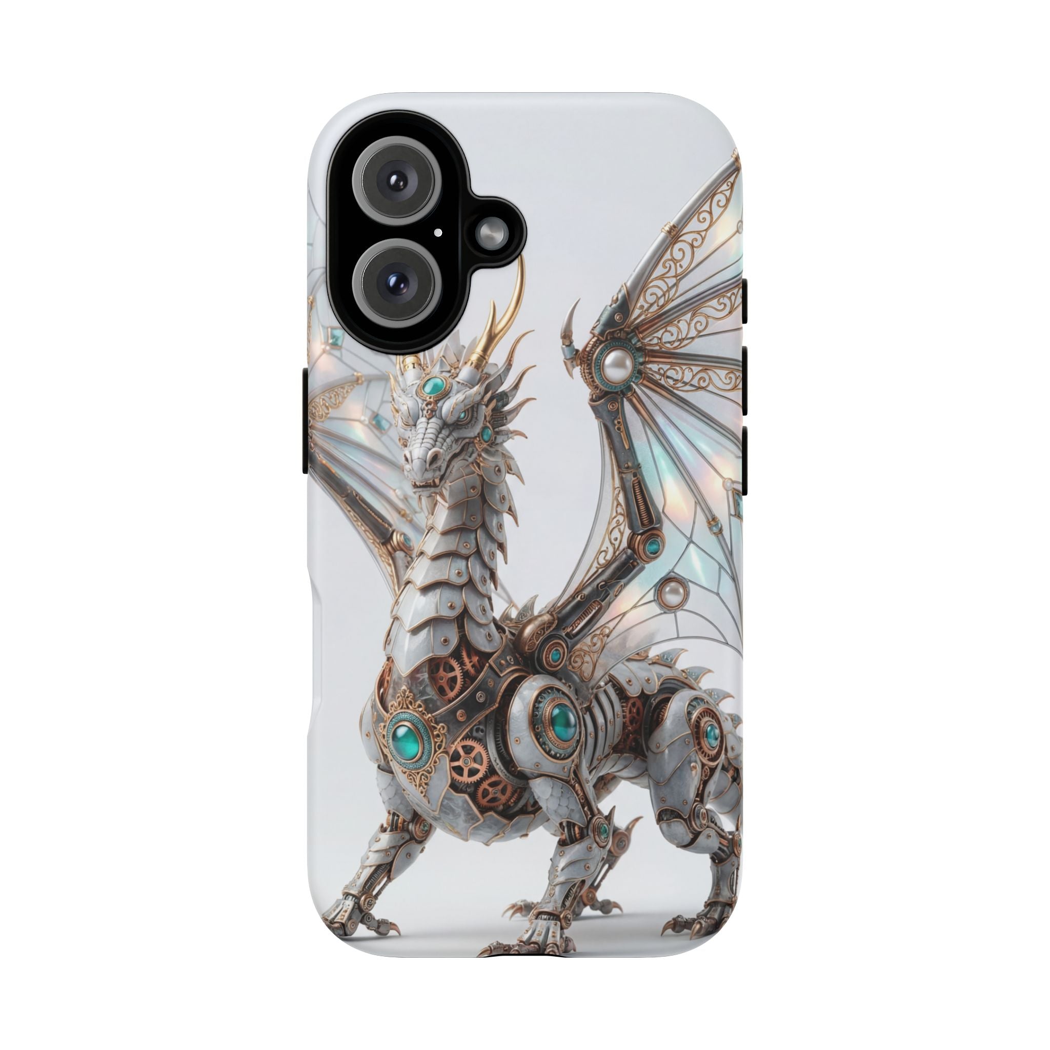 Steampunk Mechanical Dragon iPhone Case — Fantasy Armor Protective Cover