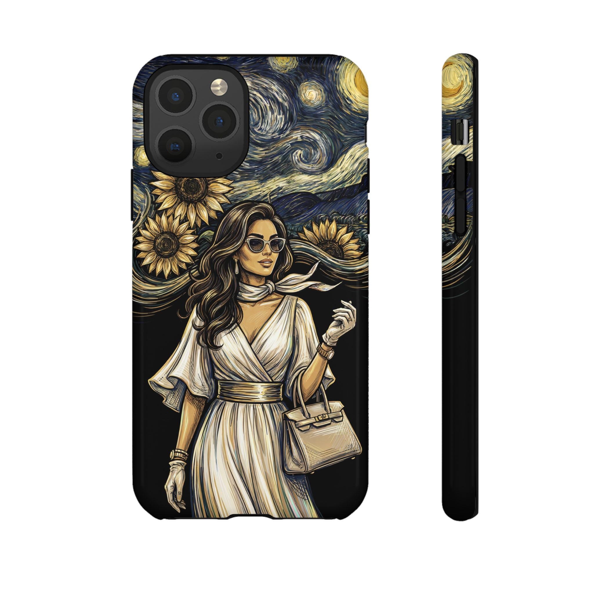 Van Gogh Night Sunflowers iPhone Case | Chic Woman Art