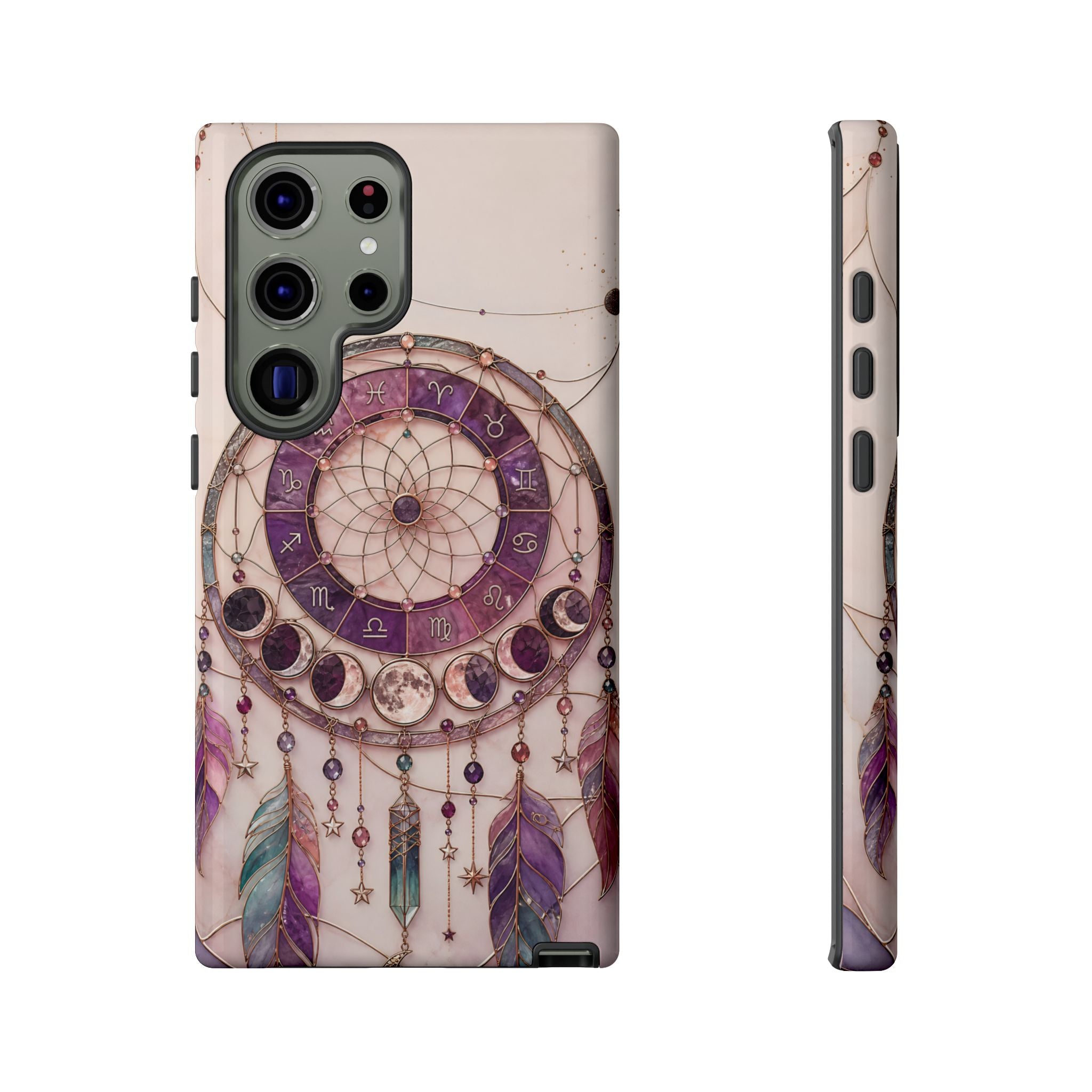 Dreamcatcher Samsung Galaxy Phone Case | Boho Moon Phase Phone Case