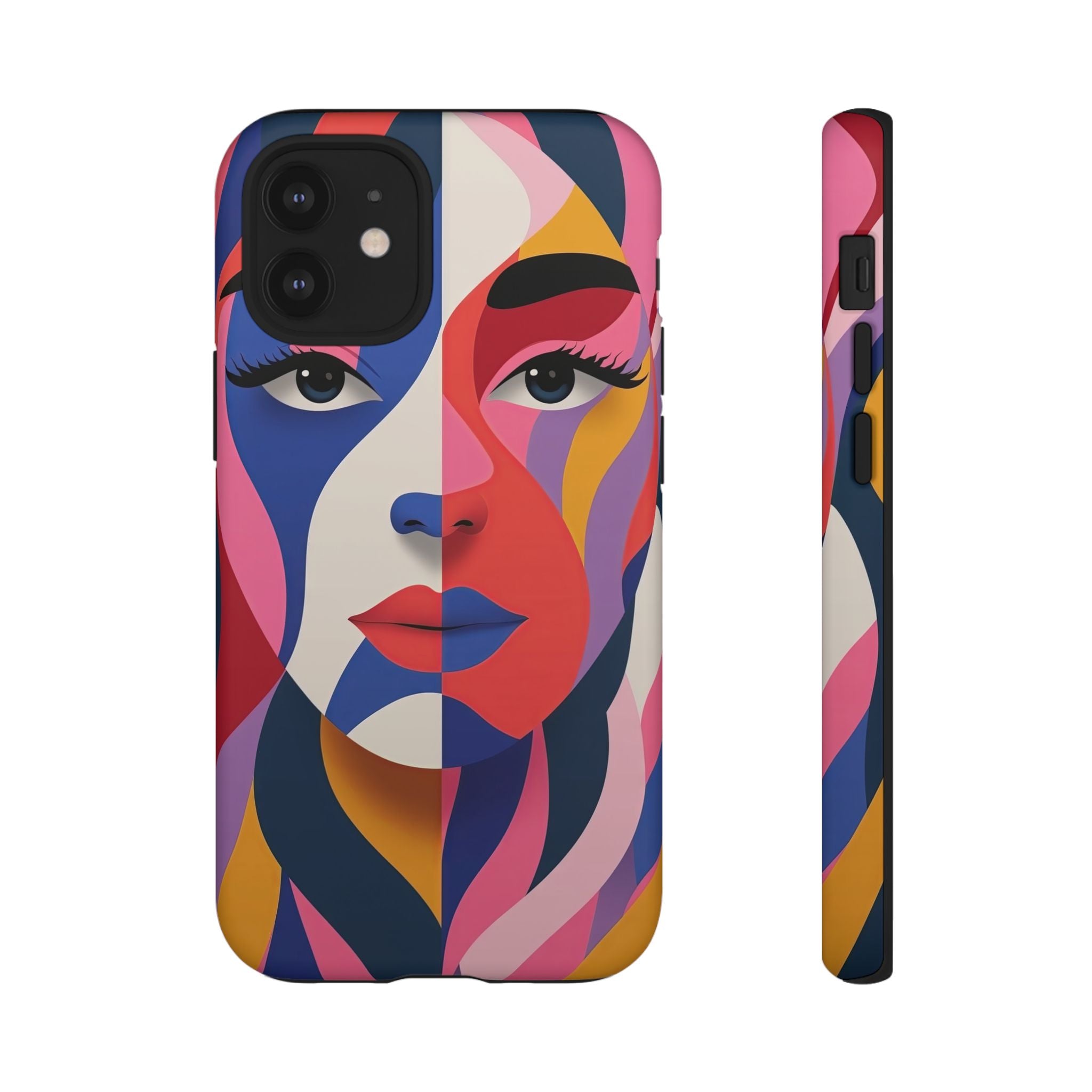 Abstract Colourful Face iPhone Case | Vibrant Pop Art