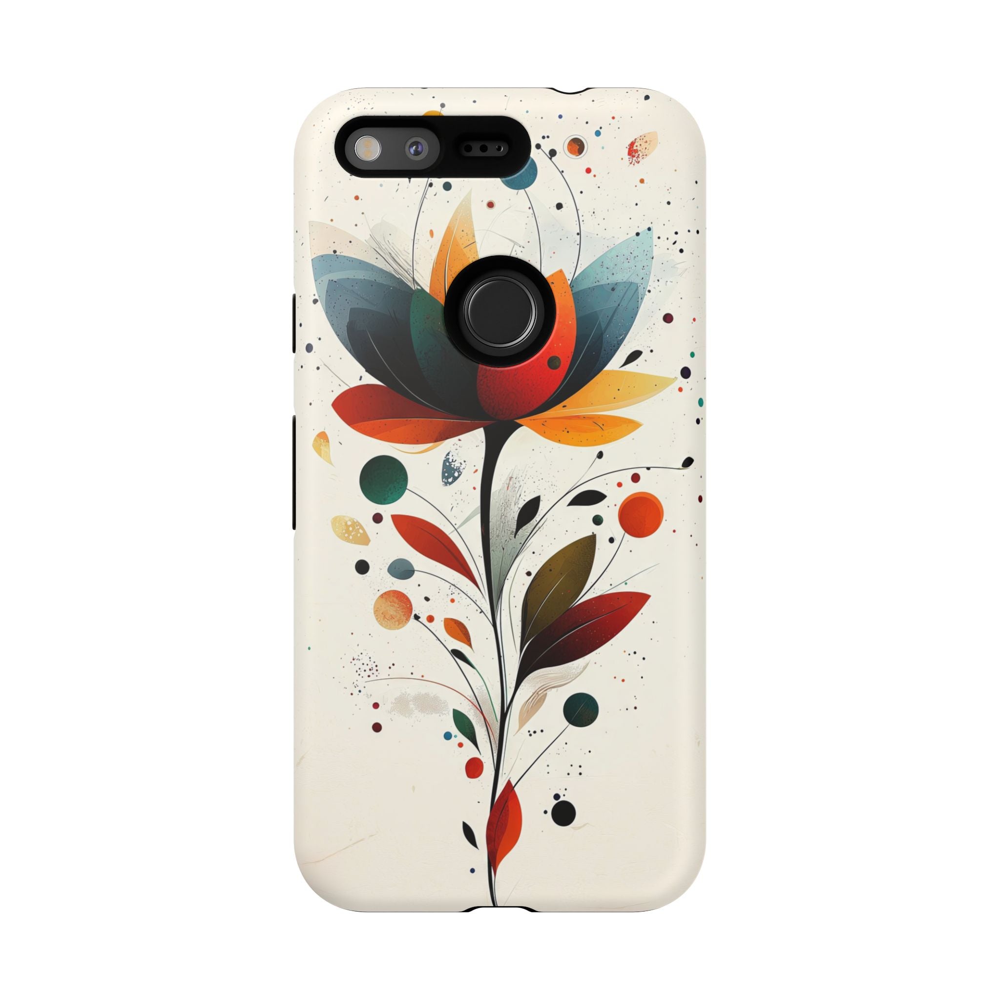 Floral Abstract Google Pixel Case | Colourful Botanical Art