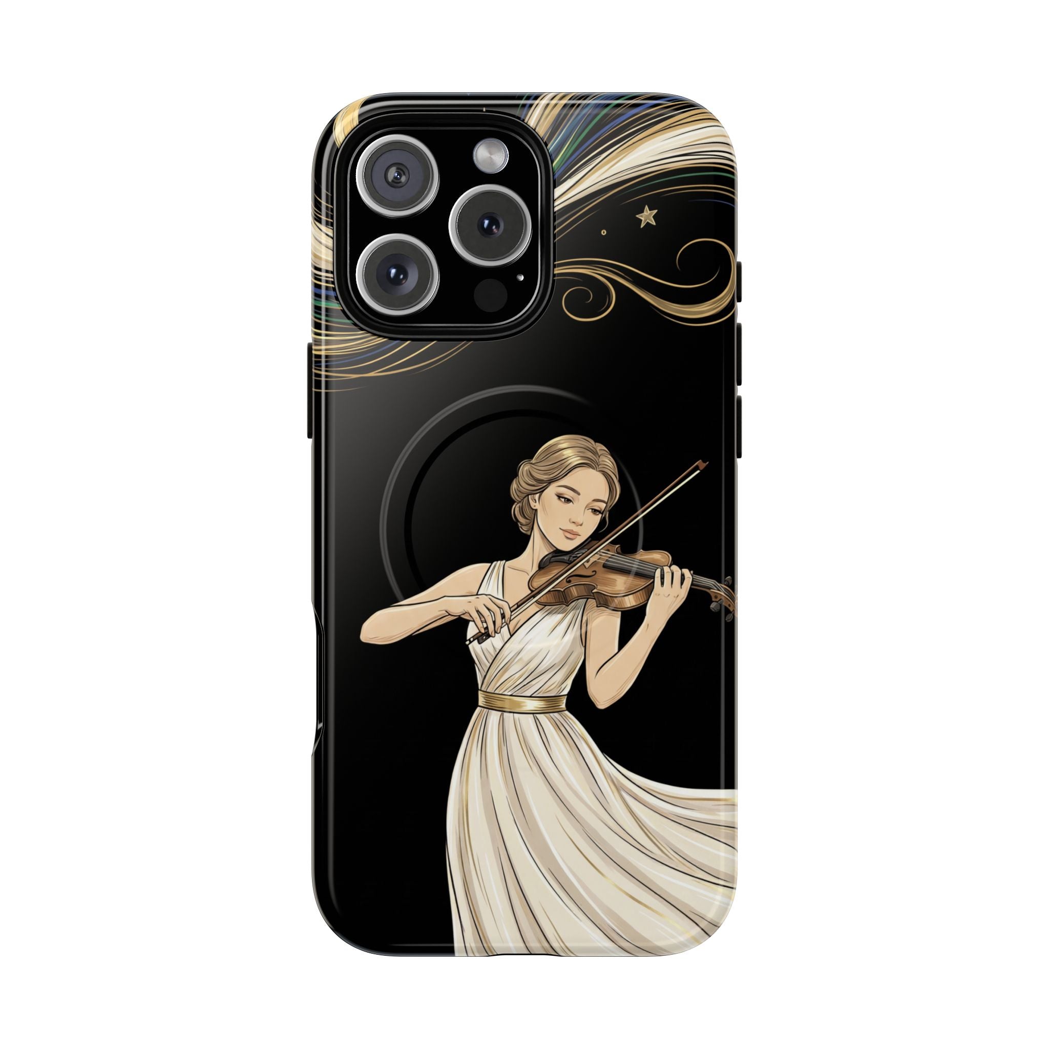 Violinist MagSafe iPhone Case | Elegant Classical Musicist Design