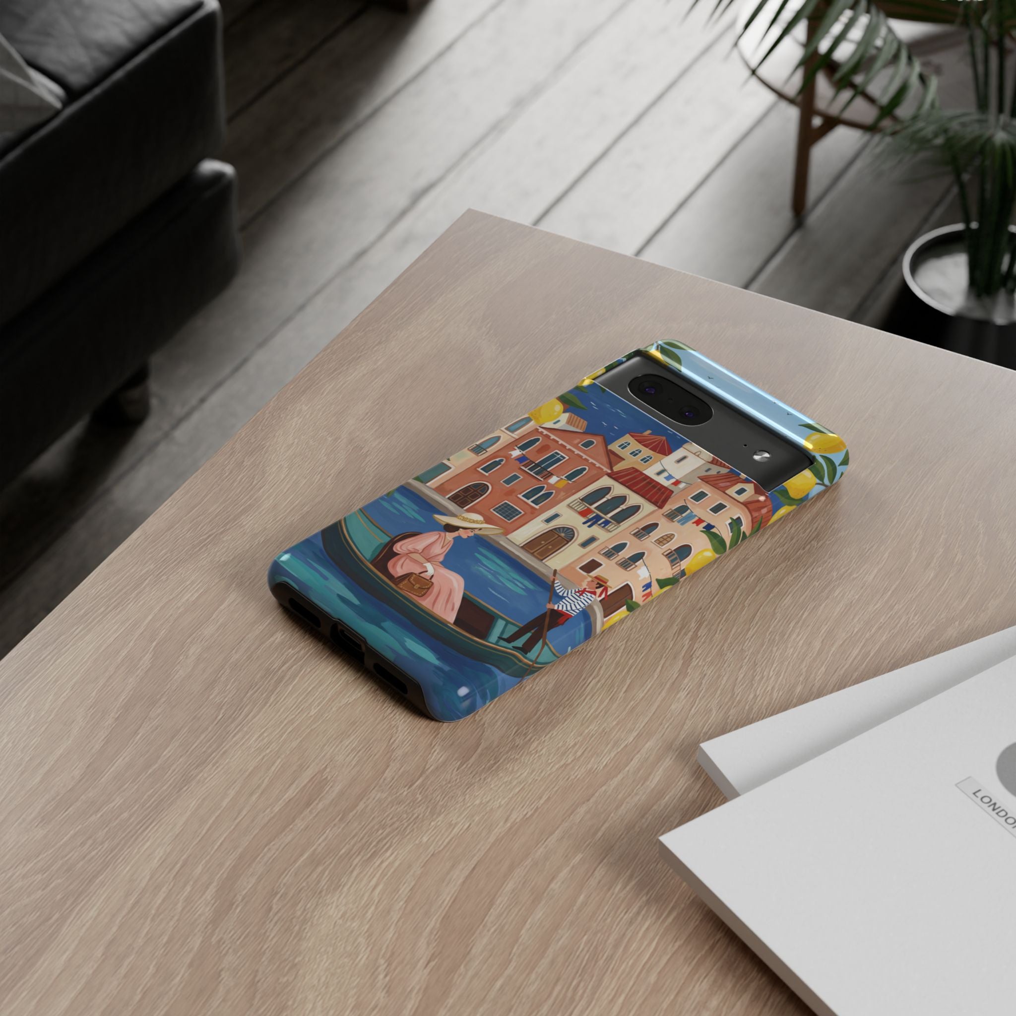 Venetian Gondola Google Pixel Phone Case | Lemon Coast Waterfront Travel