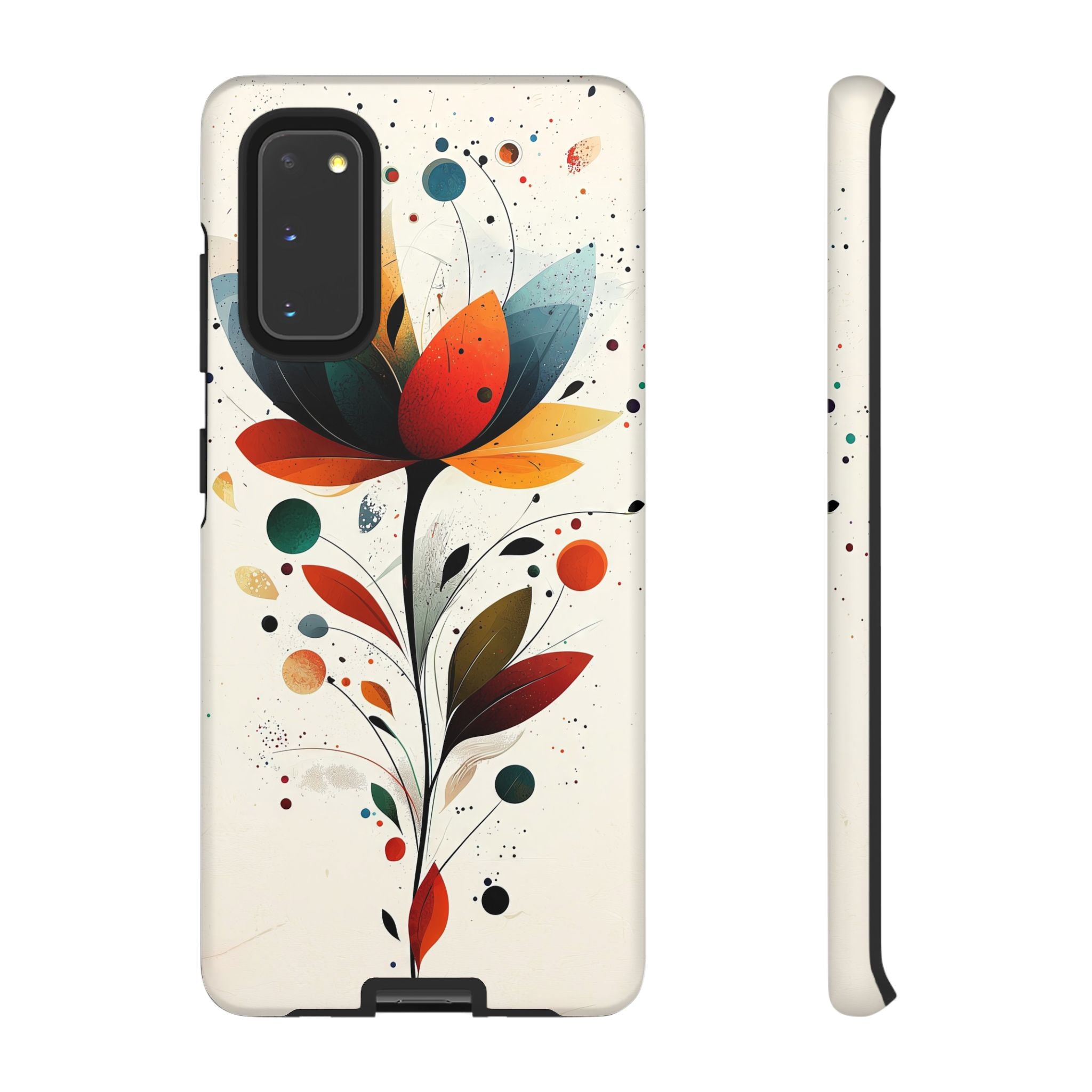 Floral Art Samsung Galaxy Case | Colourful Abstract Bloom