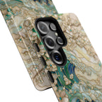 Elegant Ocean Wave Floral Art Samsung Galaxy Case