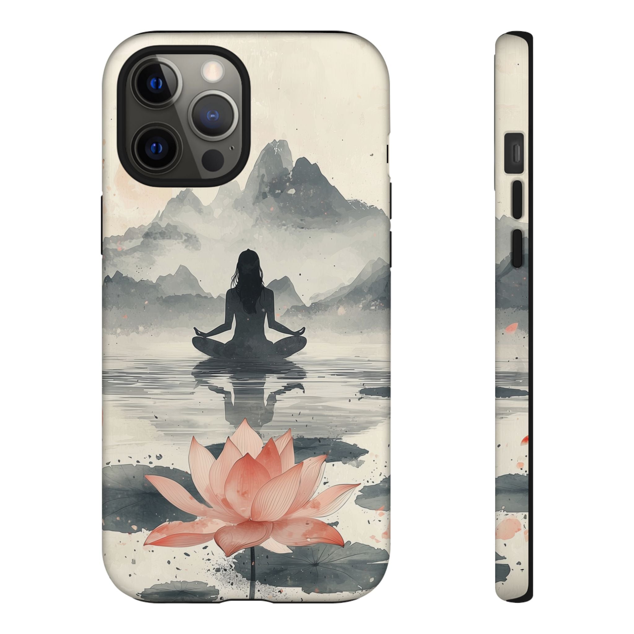 Zen Yoga Meditation Lotus iPhone Case