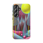 Neon Dreamscape Forest Samsung Galaxy Case