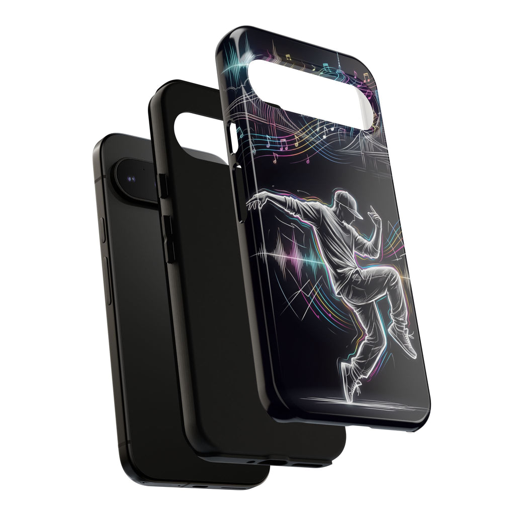 Custodia per telefono Google Pixel Dancer Neon Skyline