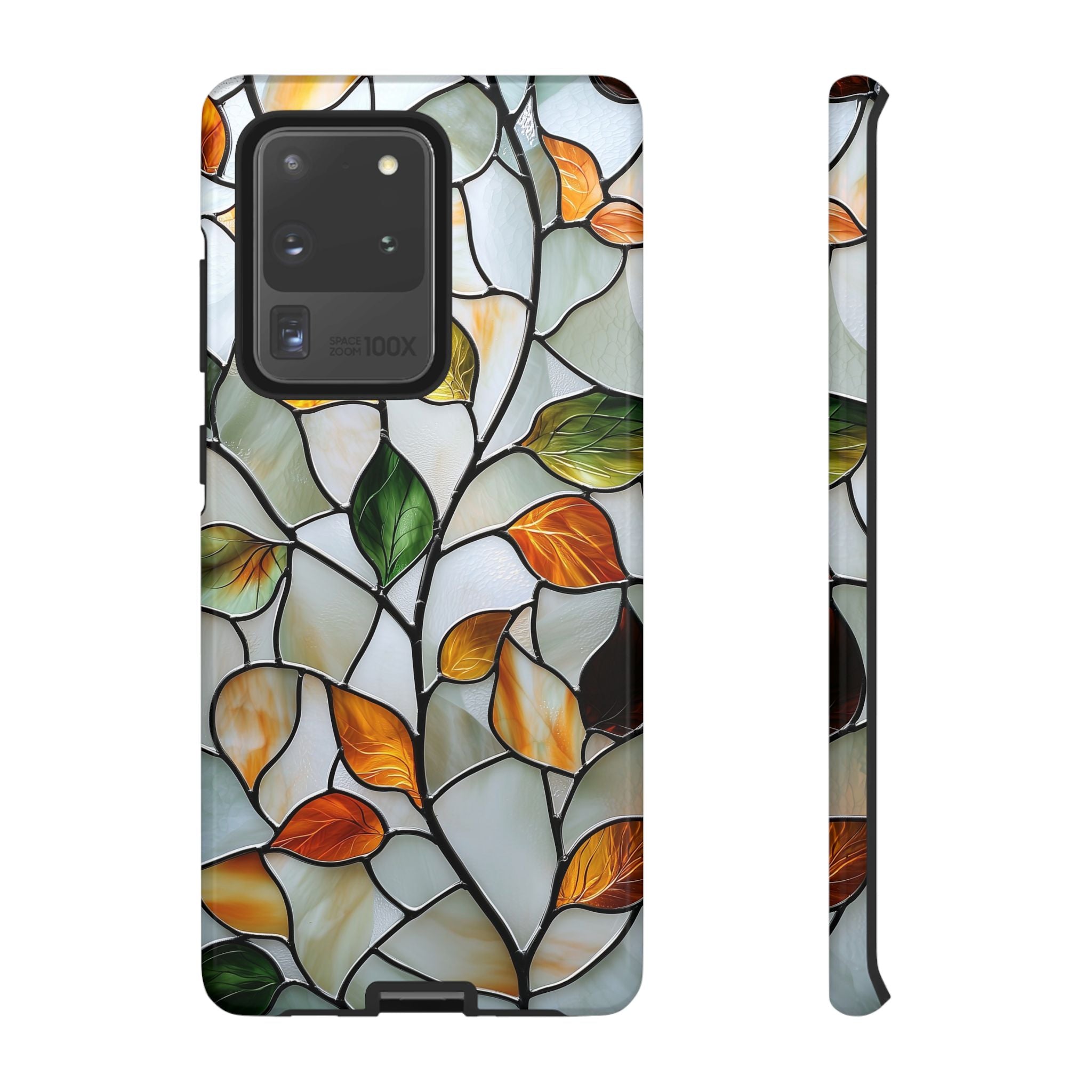 Stained Glass Autumn Leaves Mosaic Samsung Galaxy S Case