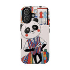 Panda Tailor iPhone Case | Cute Seamstress Cartoon