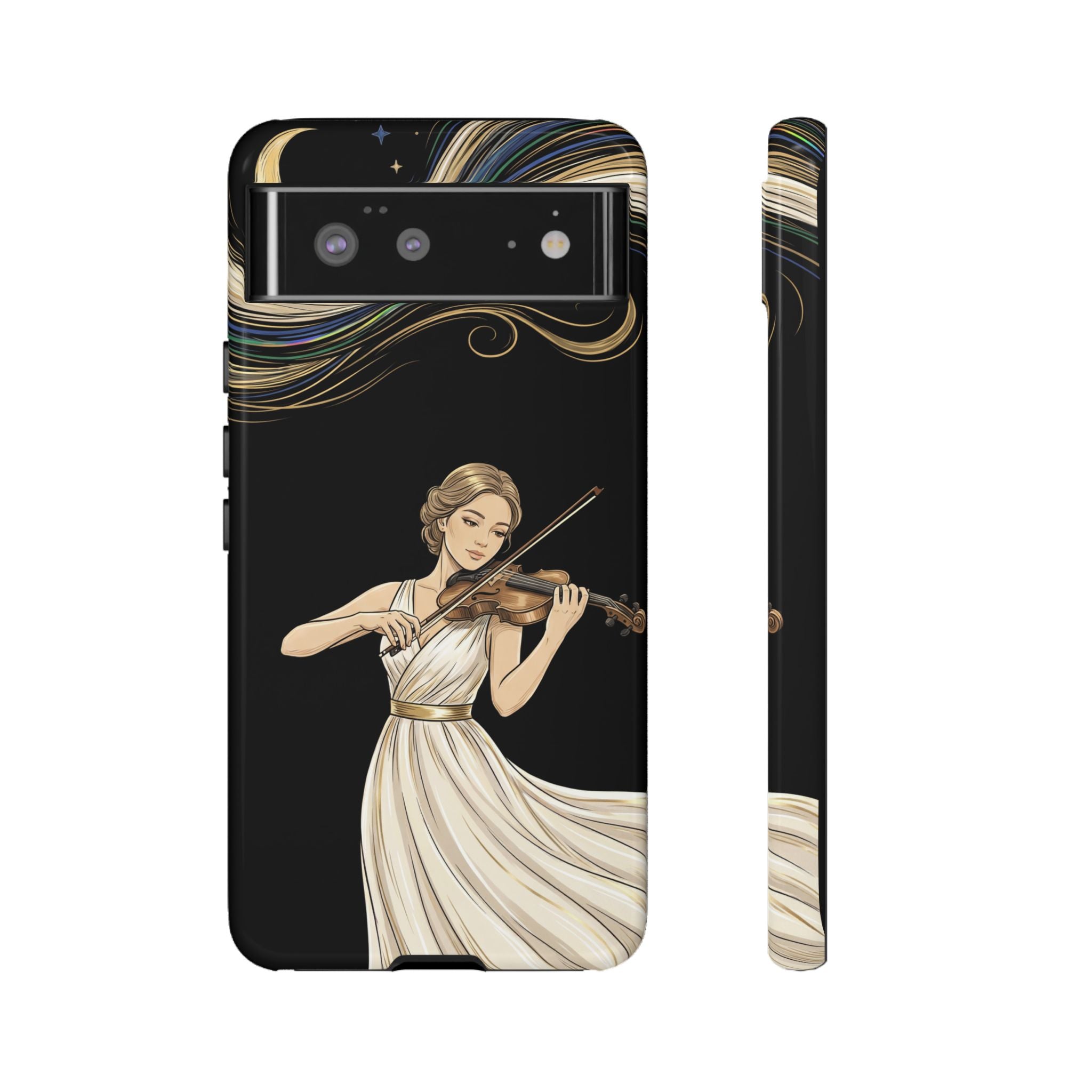 Violinist Google Pixel Phone Case | Elegant Classical Musicist Design