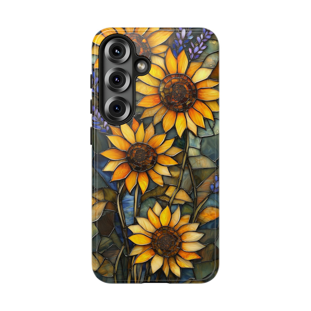 Sunflower Stained Glass Samsung Galaxy Case