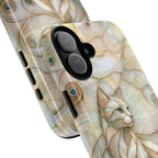 Art Nouveau Cat Phone Case | Elegant Stained-Glass Style Tough MagSafe Case