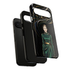 Custodia per Google Pixel Donna Elegante nella Foresta