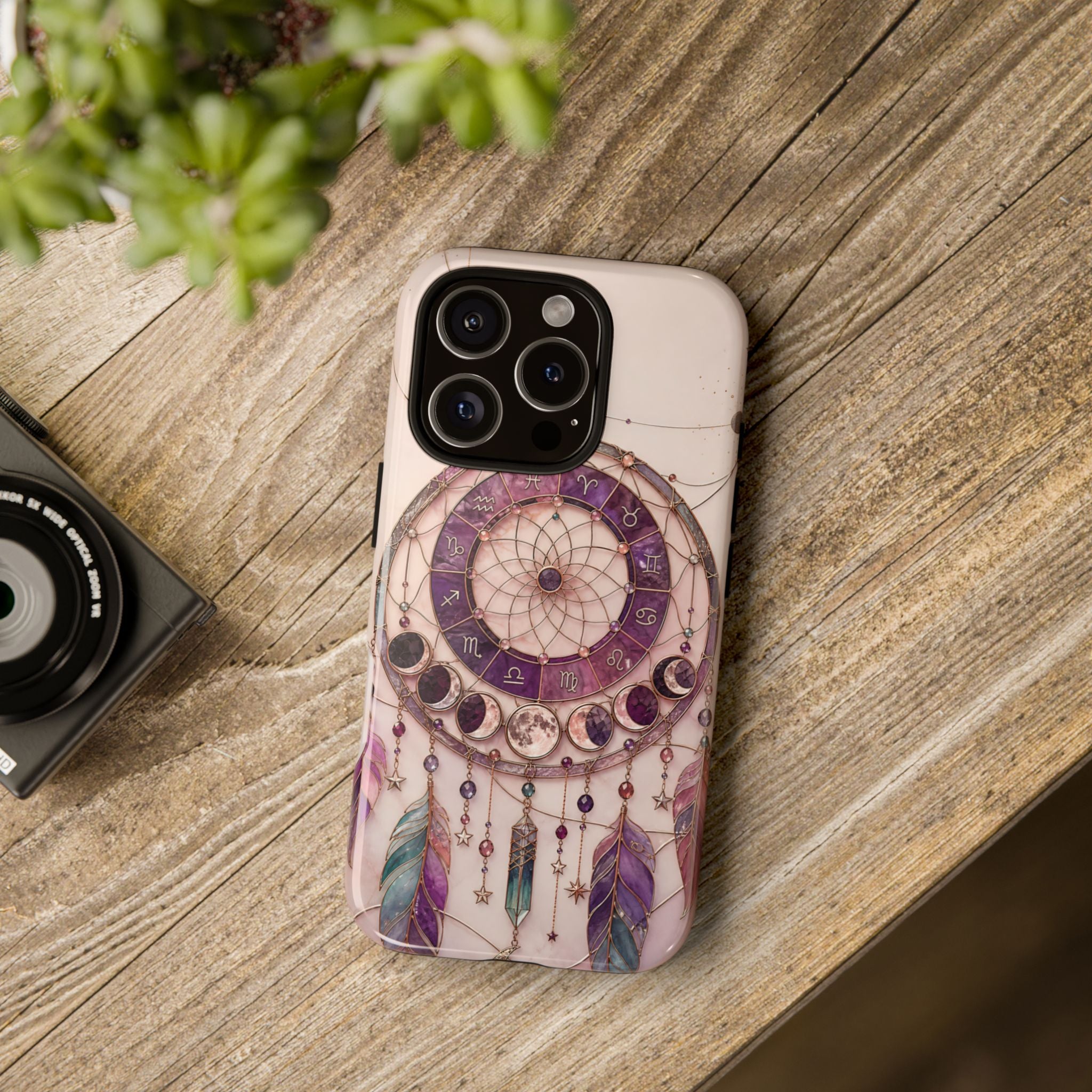 Dreamcatcher iPhone Case | Boho Moon Phase iPhone Case