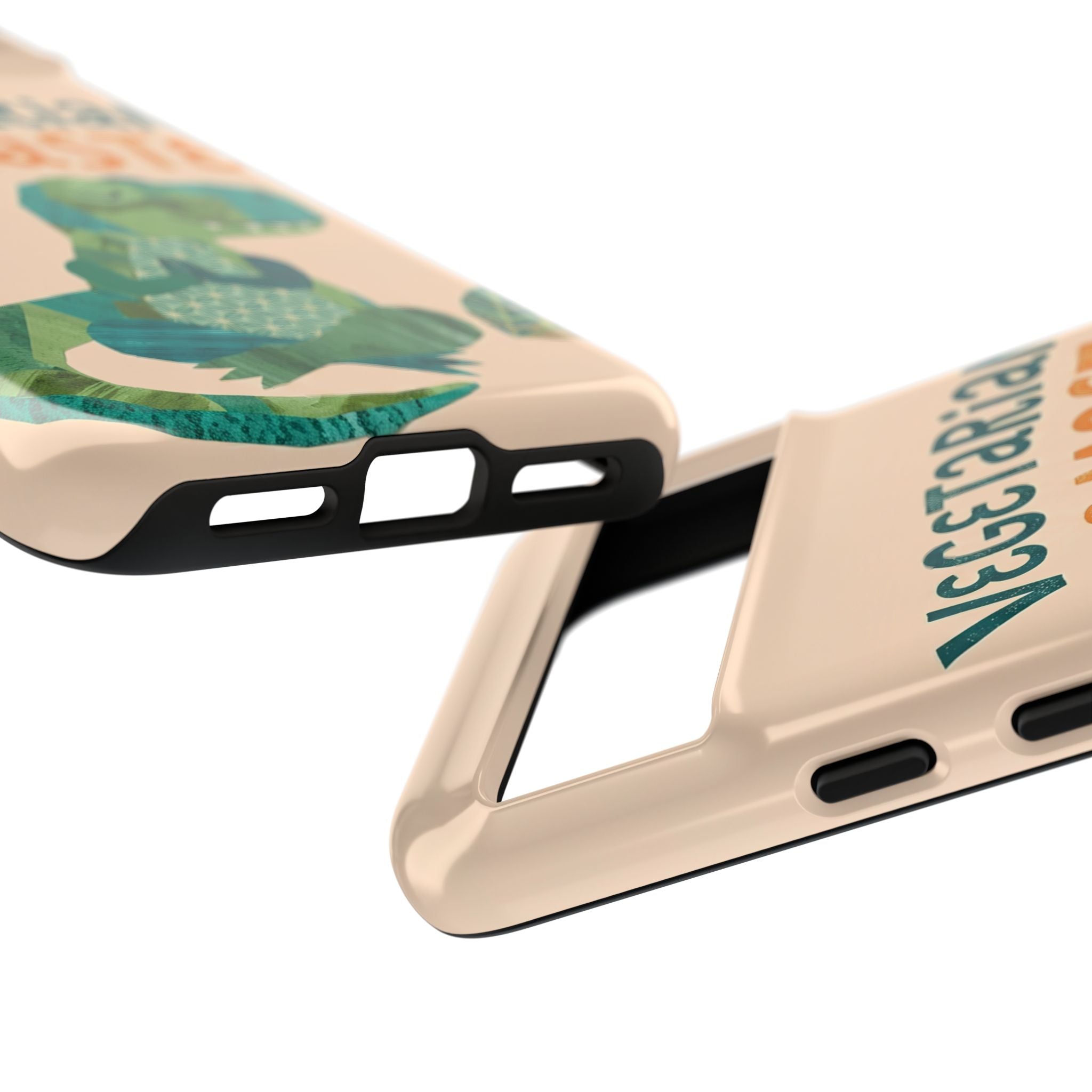 Cute Dinosaur Tough Google Pixel Phone Case | Whimsical Meditating Dino Cover
