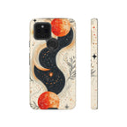 Astrology Galaxy Google Pixel Case | Red Moon Celestial