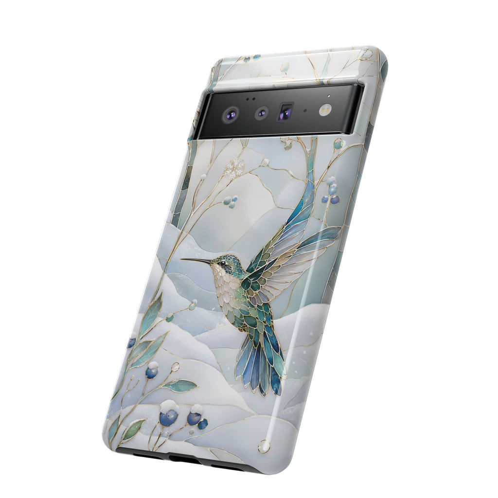 Hummingbird Google Pixel Phone Case | Winter Bird Phone Case