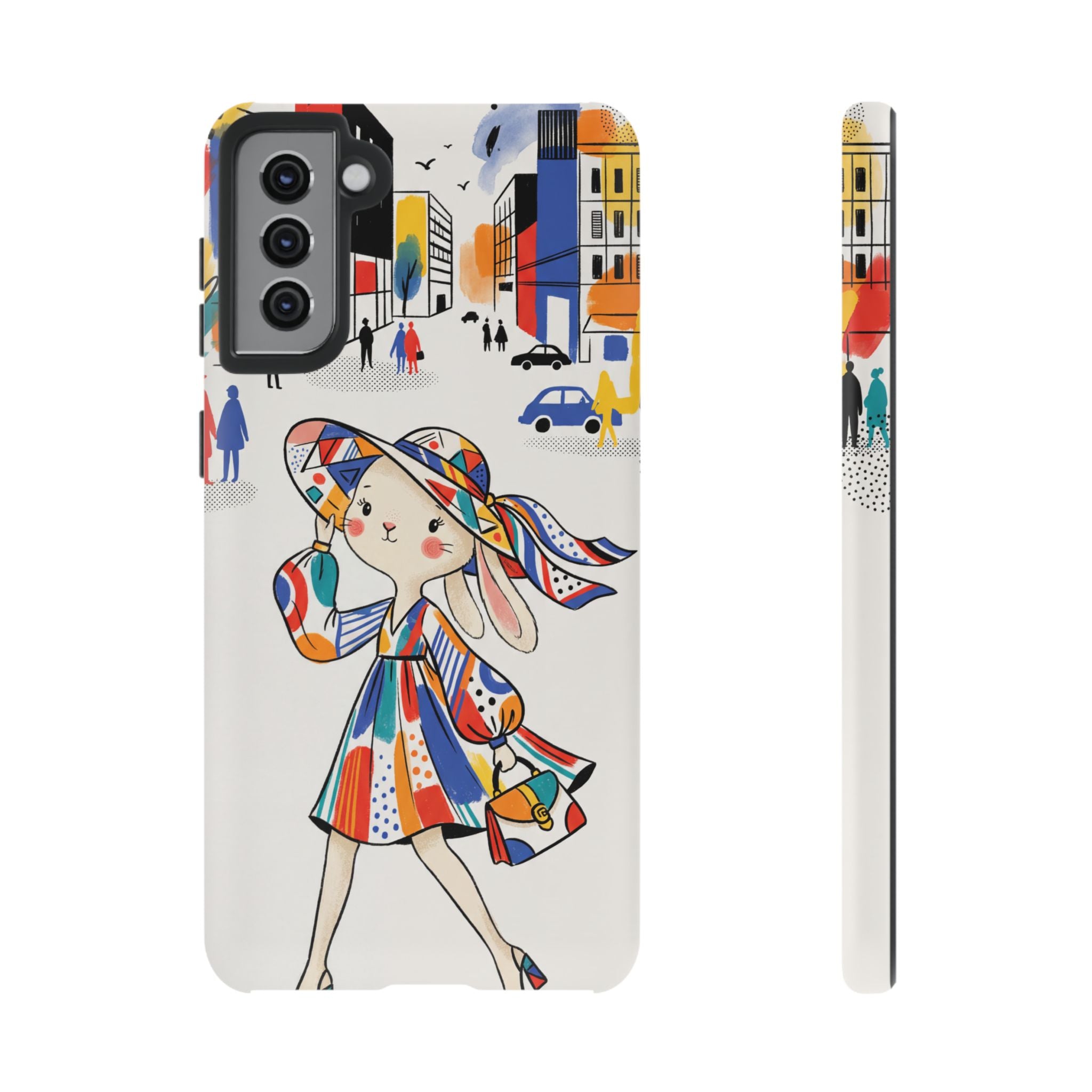 Chic Bunny City Samsung Galaxy Phone Case