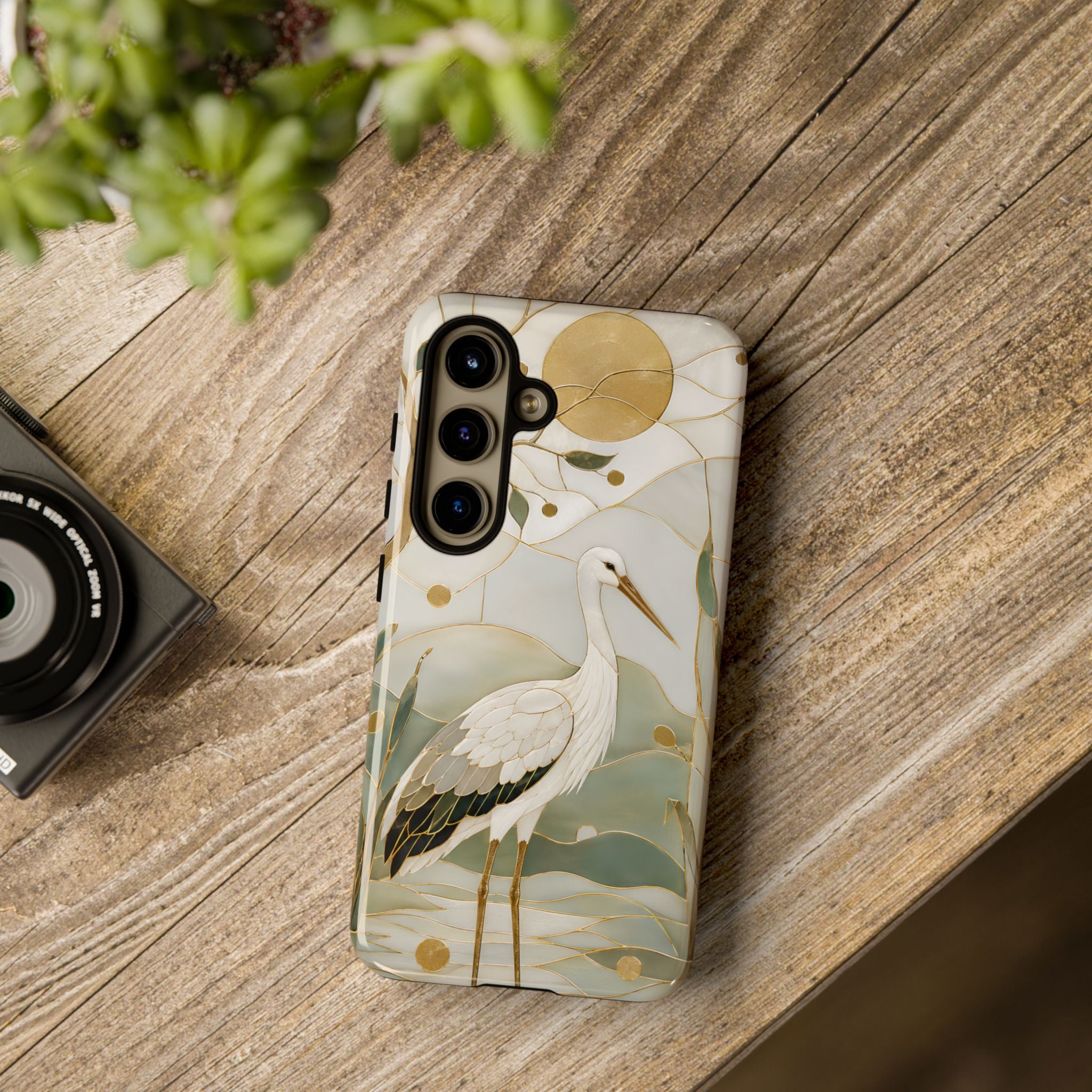 Heron Samsung Galaxy Phone Case | Coastal Bird Phone Case