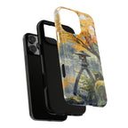 Autumn Japanese Garden iPhone Case | Scenic Lantern Fall
