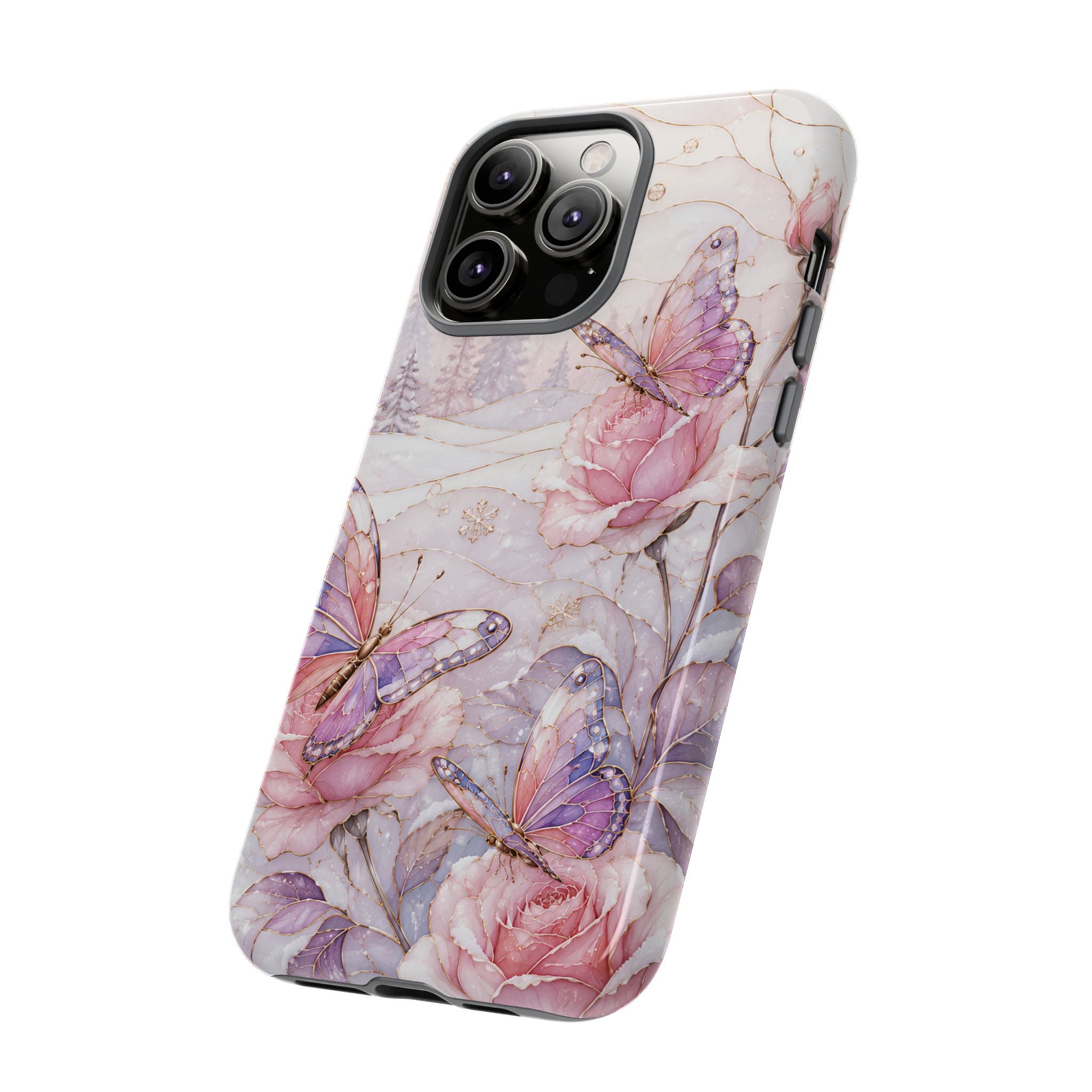 Butterfly Rose iPhone Case | Floral iPhone Case