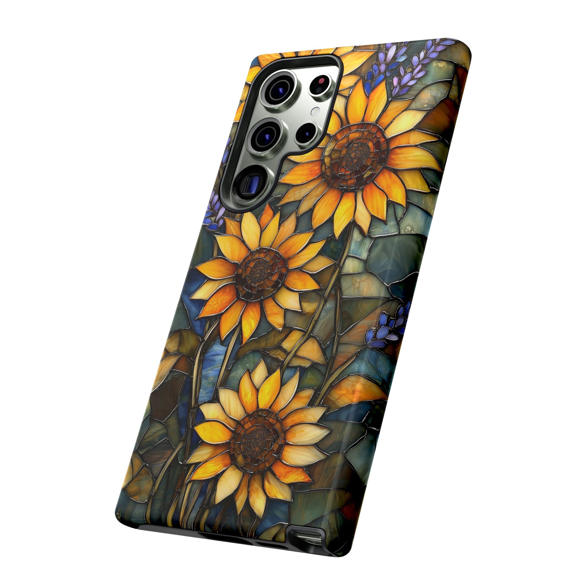 Sunflower Stained Glass Samsung Galaxy Case