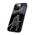 Neon Samurai iPhone Case | Cyberpunk City Armor