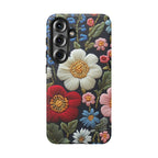 Floral Embroidered Garden Samsung Galaxy Case