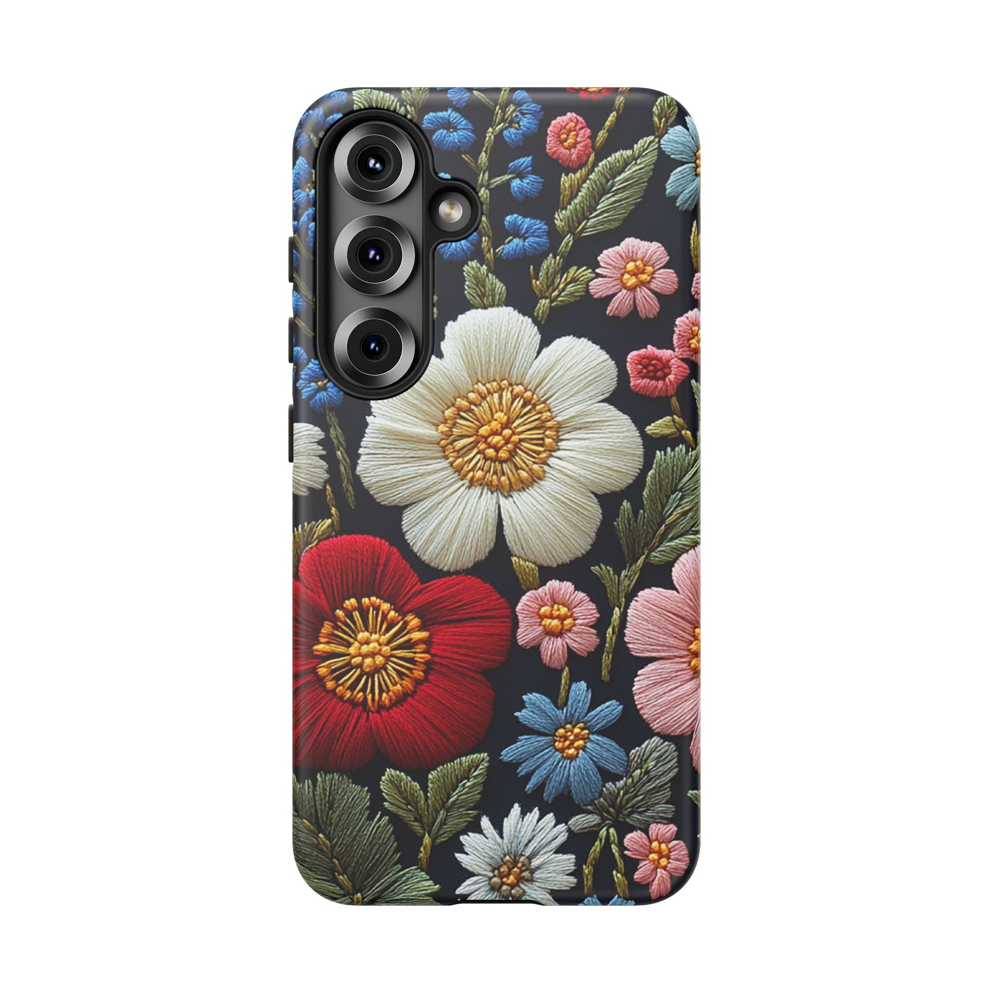 Floral Embroidered Garden Samsung Galaxy Case