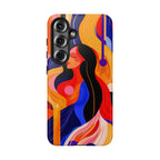 Abstract Colourful Woman Samsung Galaxy Tough Case | Vibrant Artistic