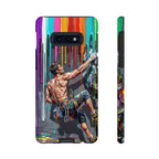 Colourful Rock Climber Art Protective Samsung Galaxy Phone Case