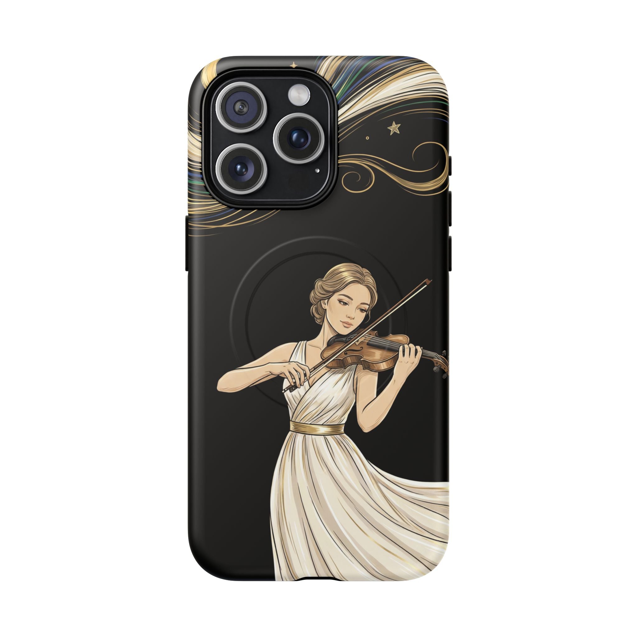 Violinist MagSafe iPhone Case | Elegant Classical Musicist Design