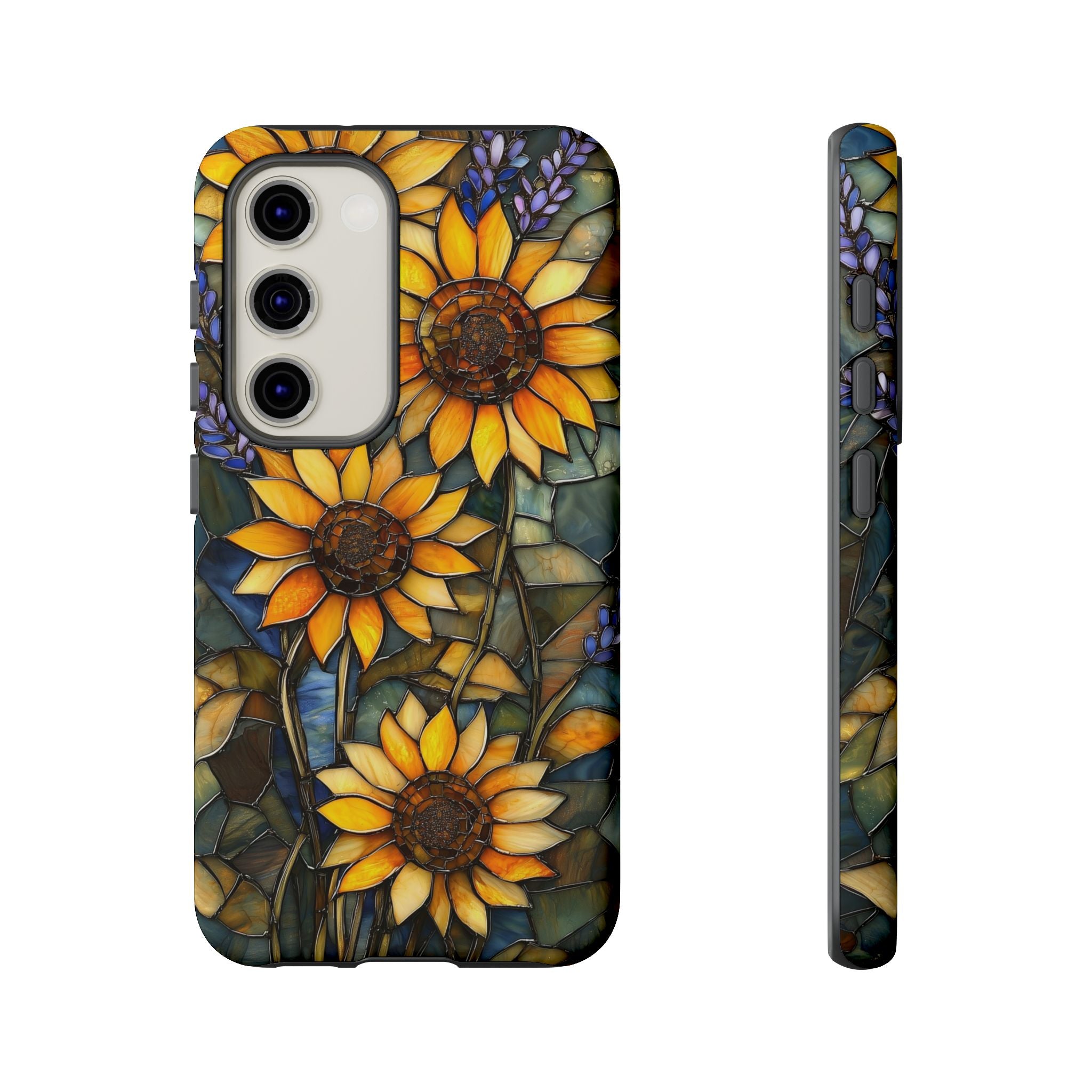 Sunflower Stained Glass Samsung Galaxy Case