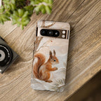 Squirrel Google Pixel Phone Case | Winter Woodland Phone Case