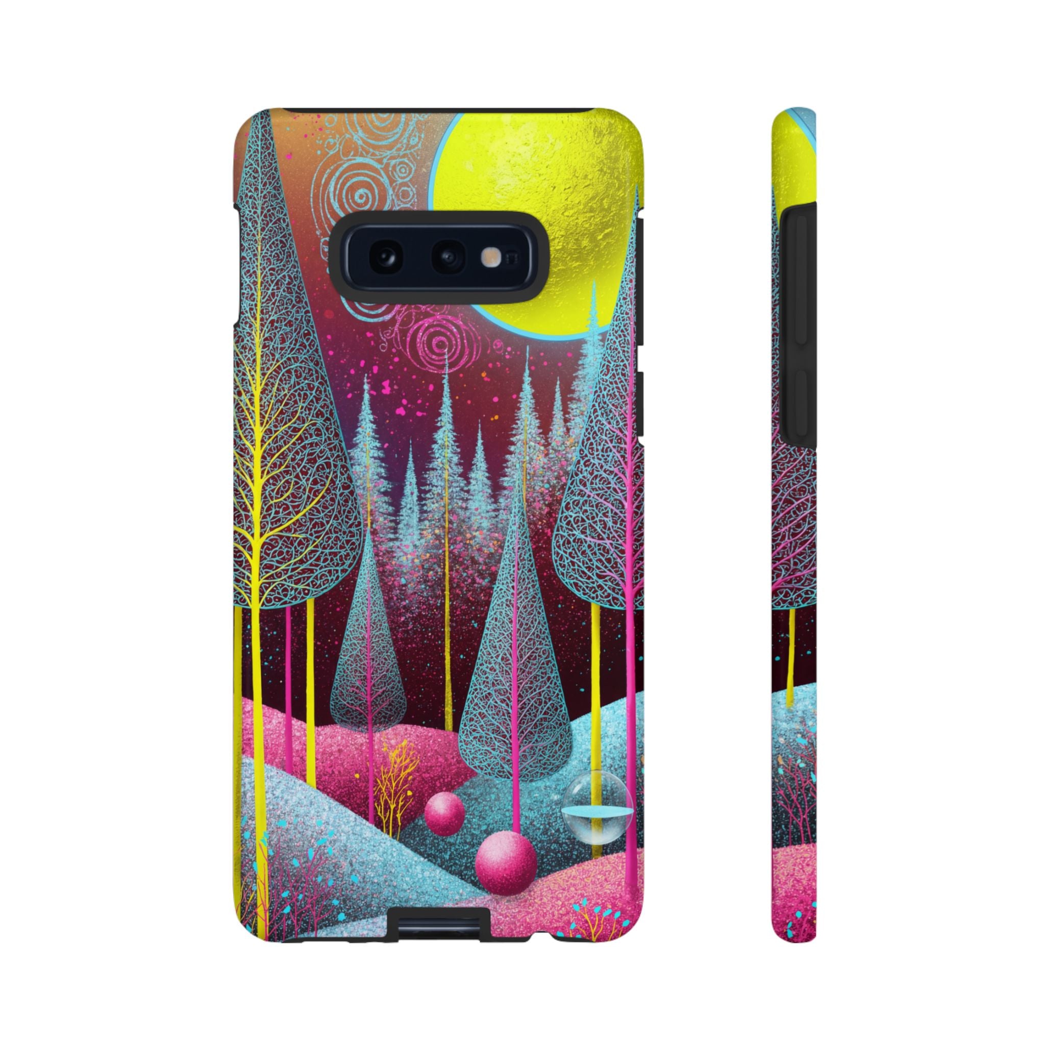 Neon Dreamscape Forest Samsung Galaxy Case