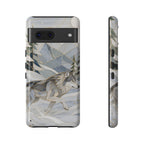 Winter Wolf Google Pixel Phone Case | Mountain Forest Phone Case