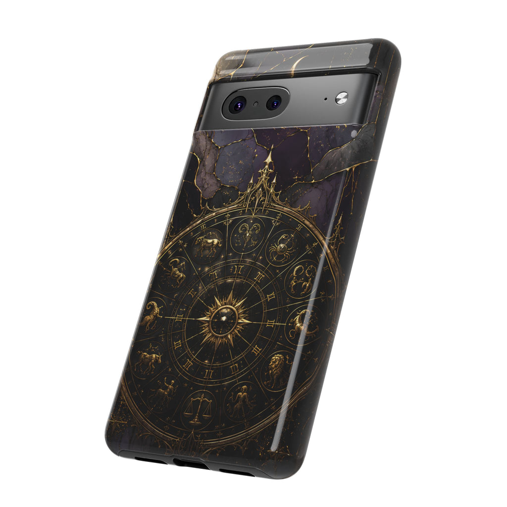 Astrology Wheel Google Pixel Phone Case | Vintage Zodiac Phone Case