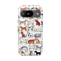 Dog Pattern Google Pixel Case | Cute Colourful Dogs