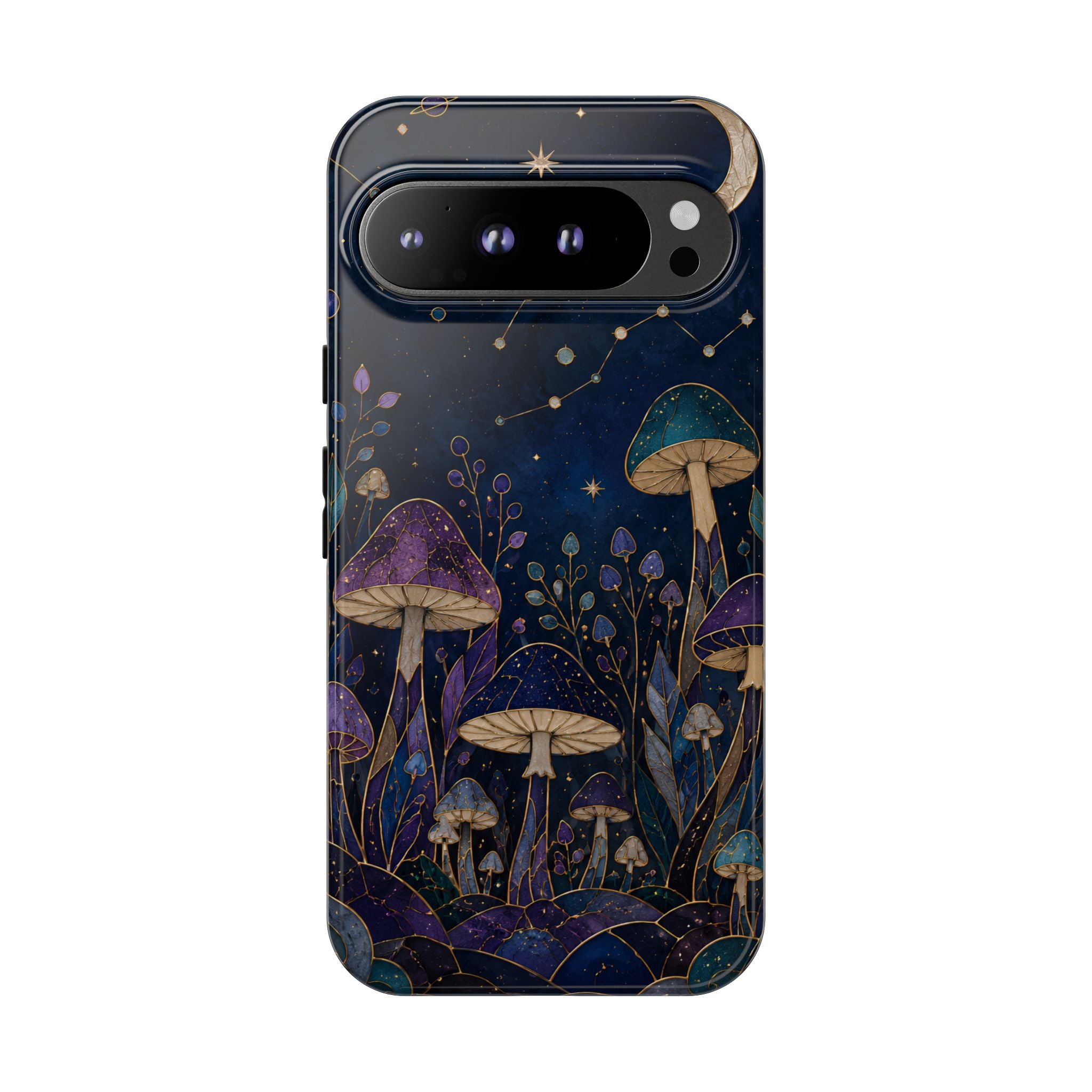 Mushroom Google Pixel Phone Case | Midnight Forest Phone Case