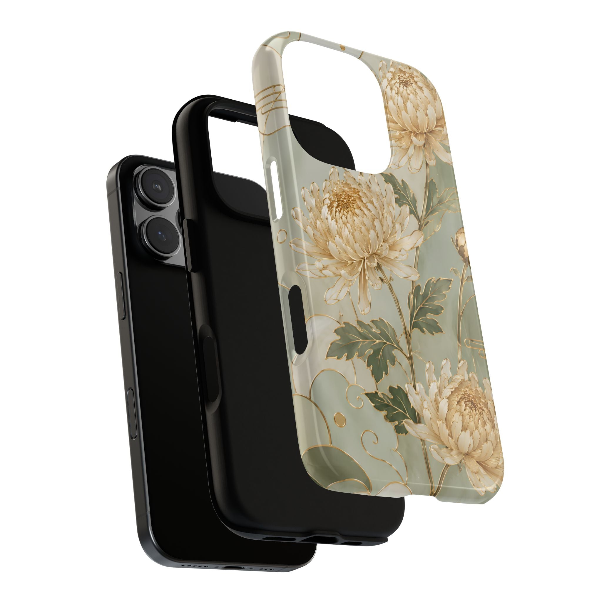 Chrysanthemum iPhone Case | Vintage Floral iPhone Case
