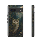 Owl Google Pixel Phone Case | Moonlit Forest Phone Case
